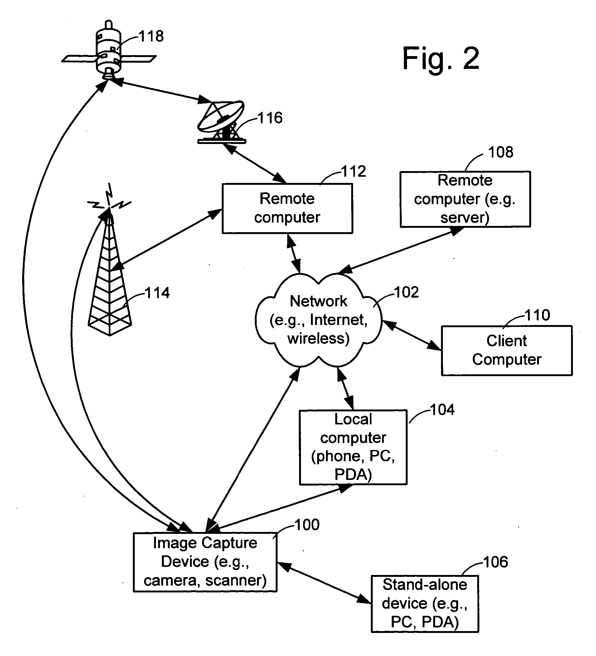 Associating data with images in imaging systems