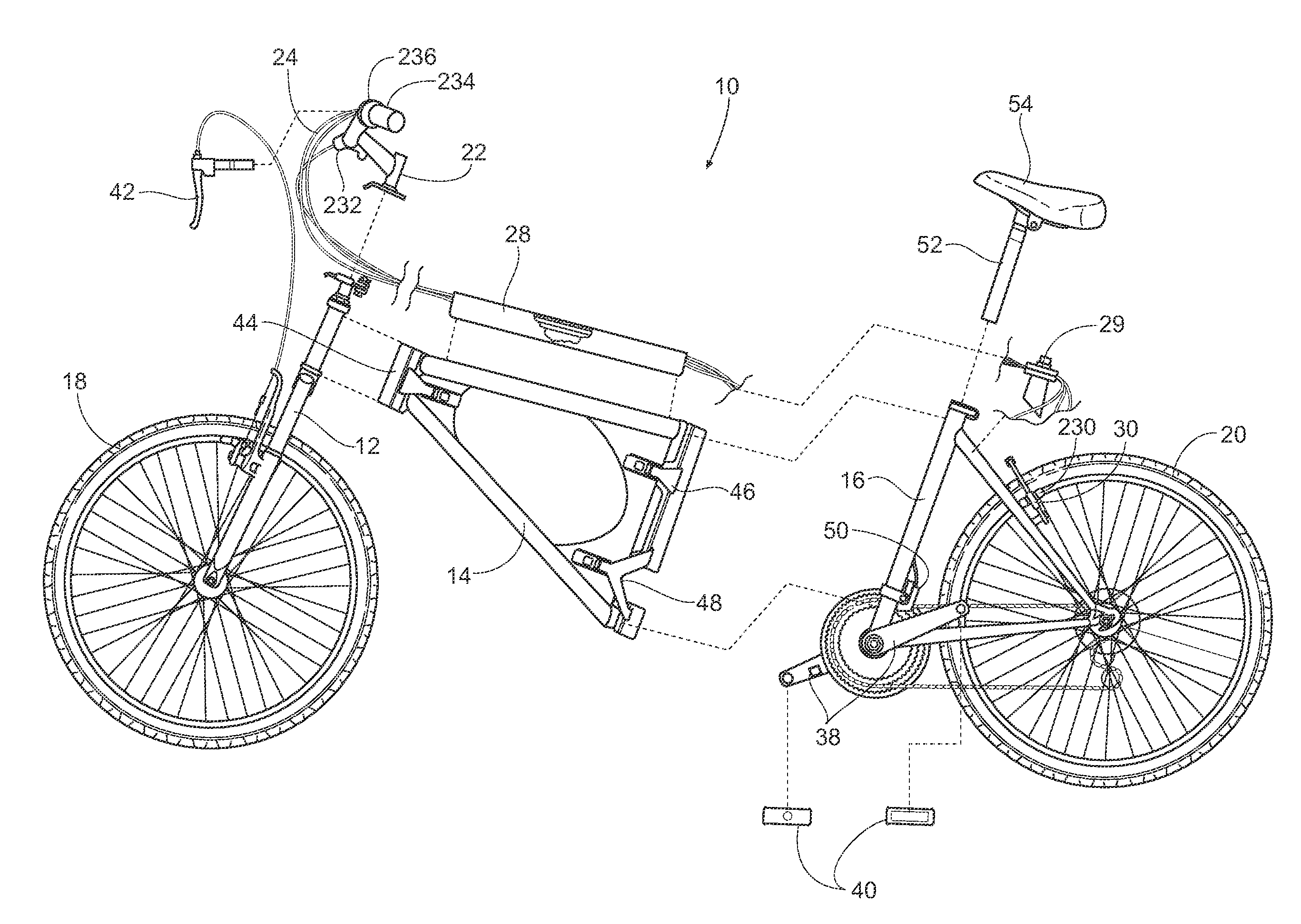 Sectional bicycle