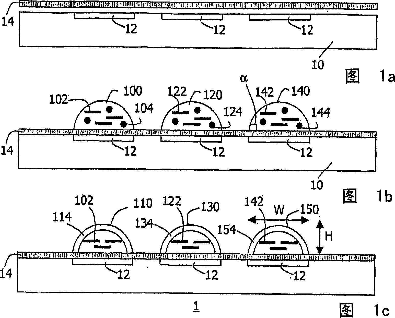 Method of producing a colour display device and colour display device