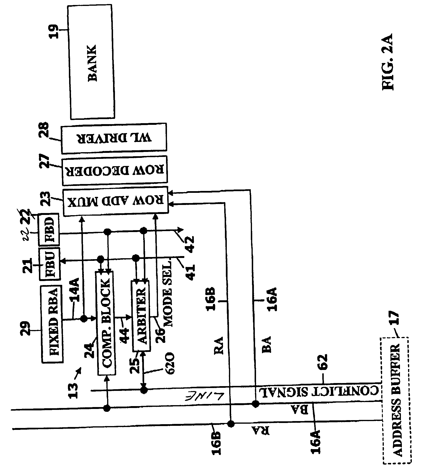 Dynamic random access memory with smart refresh scheduler