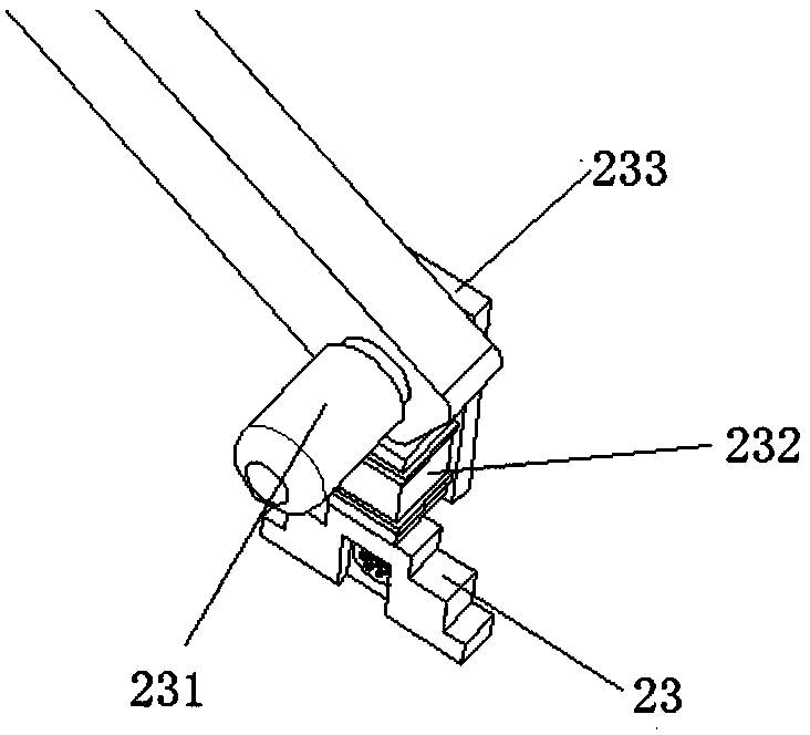 Automatic guiding device for electric bus charging