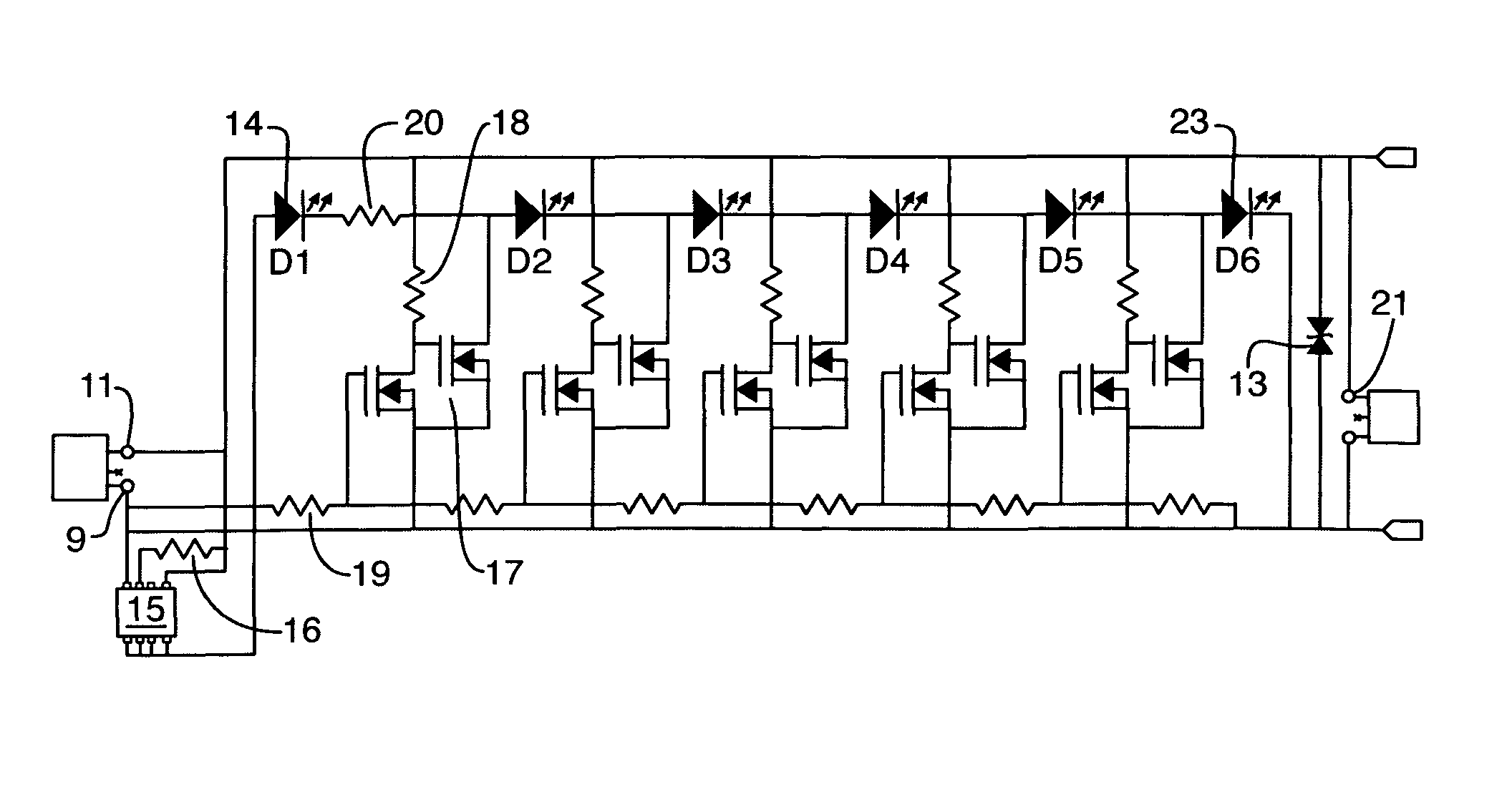 Solid state lighting circuit and controls