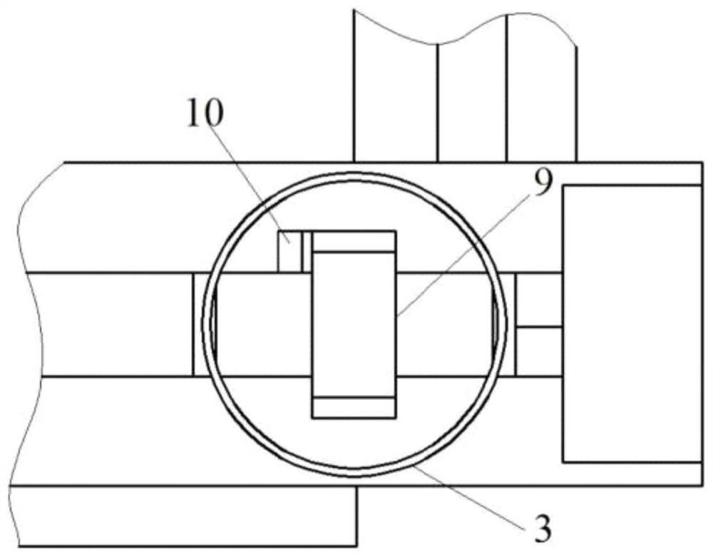 Gas turbine base fixing device and fixing device installation method