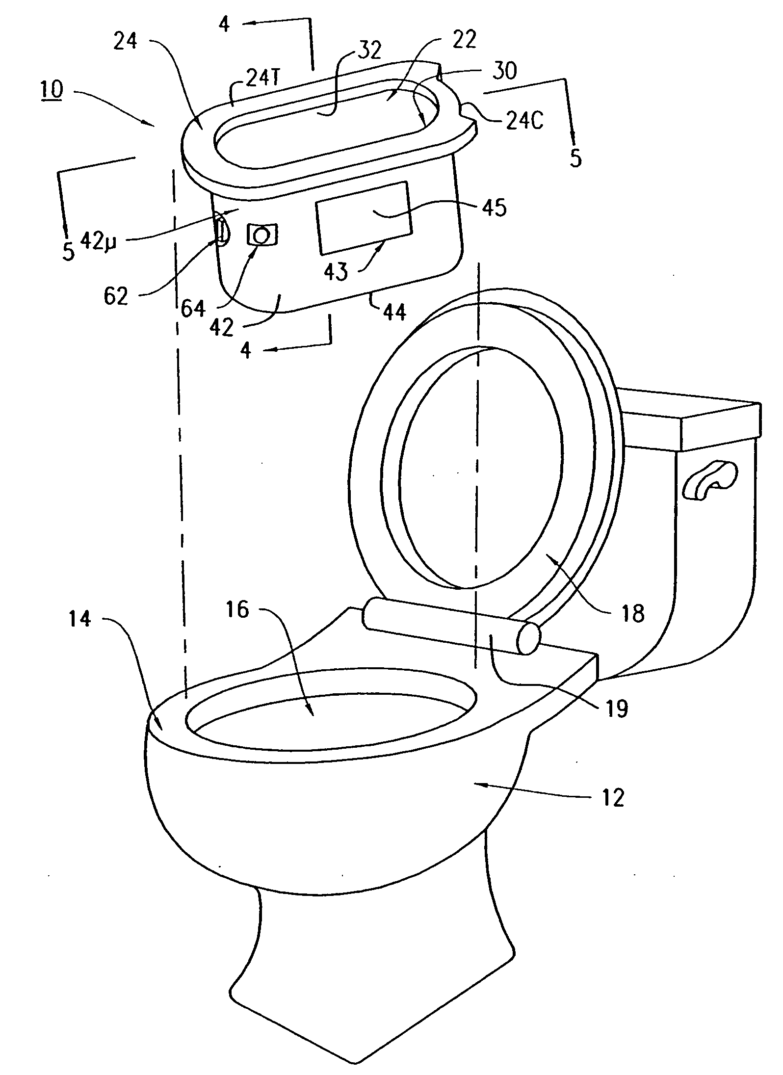 Sitz bath for treating hemorrhoids