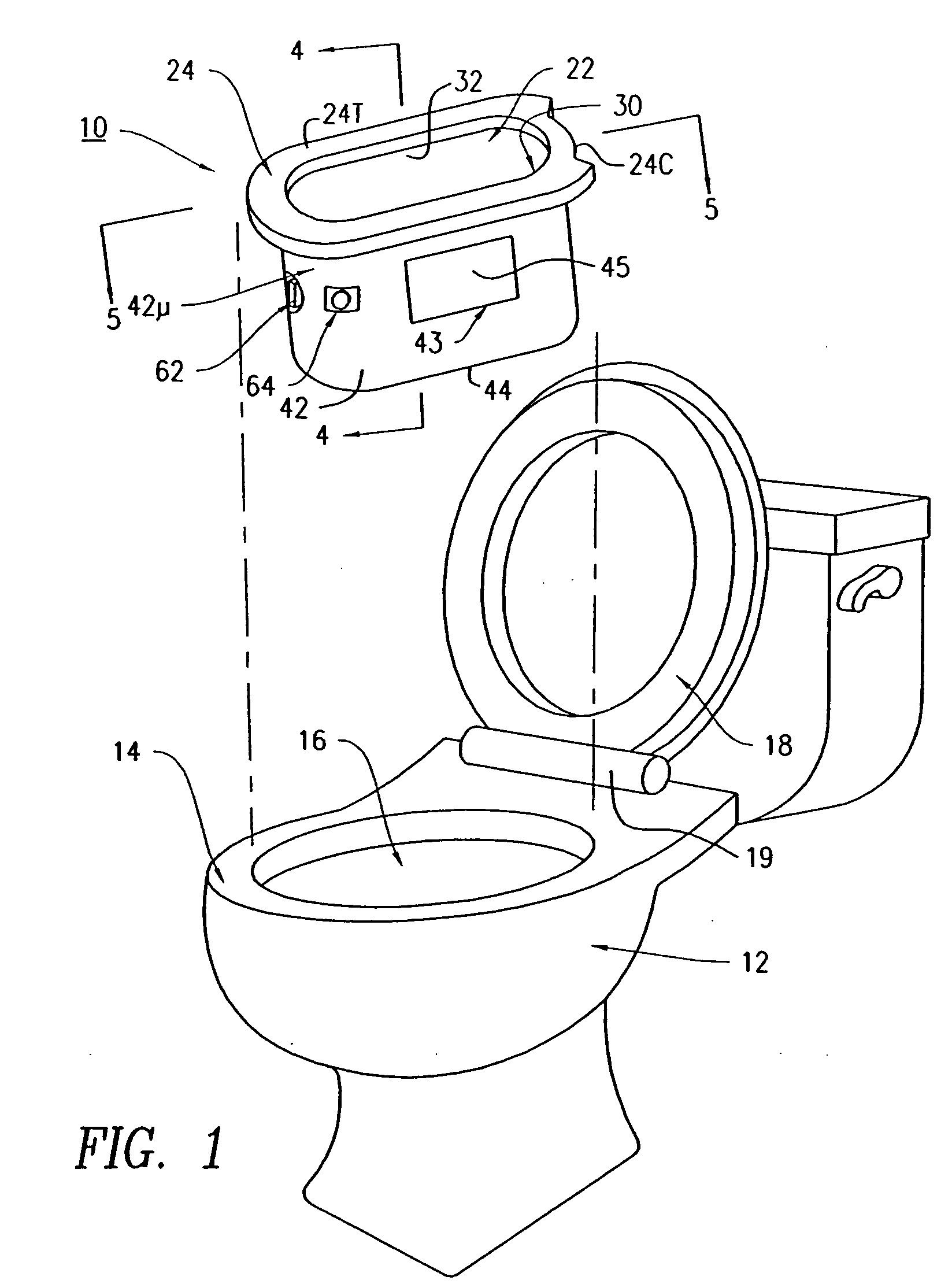 Sitz bath for treating hemorrhoids