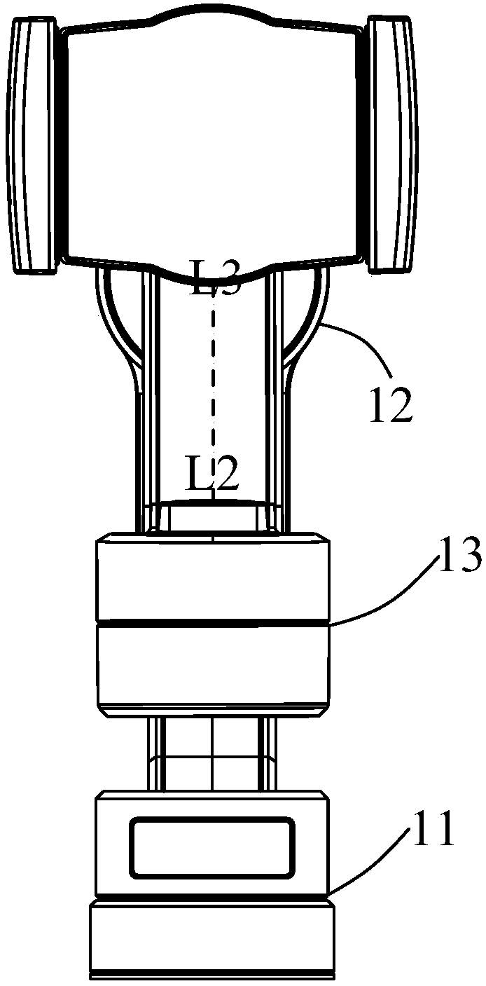 Control method and control device for handheld holder