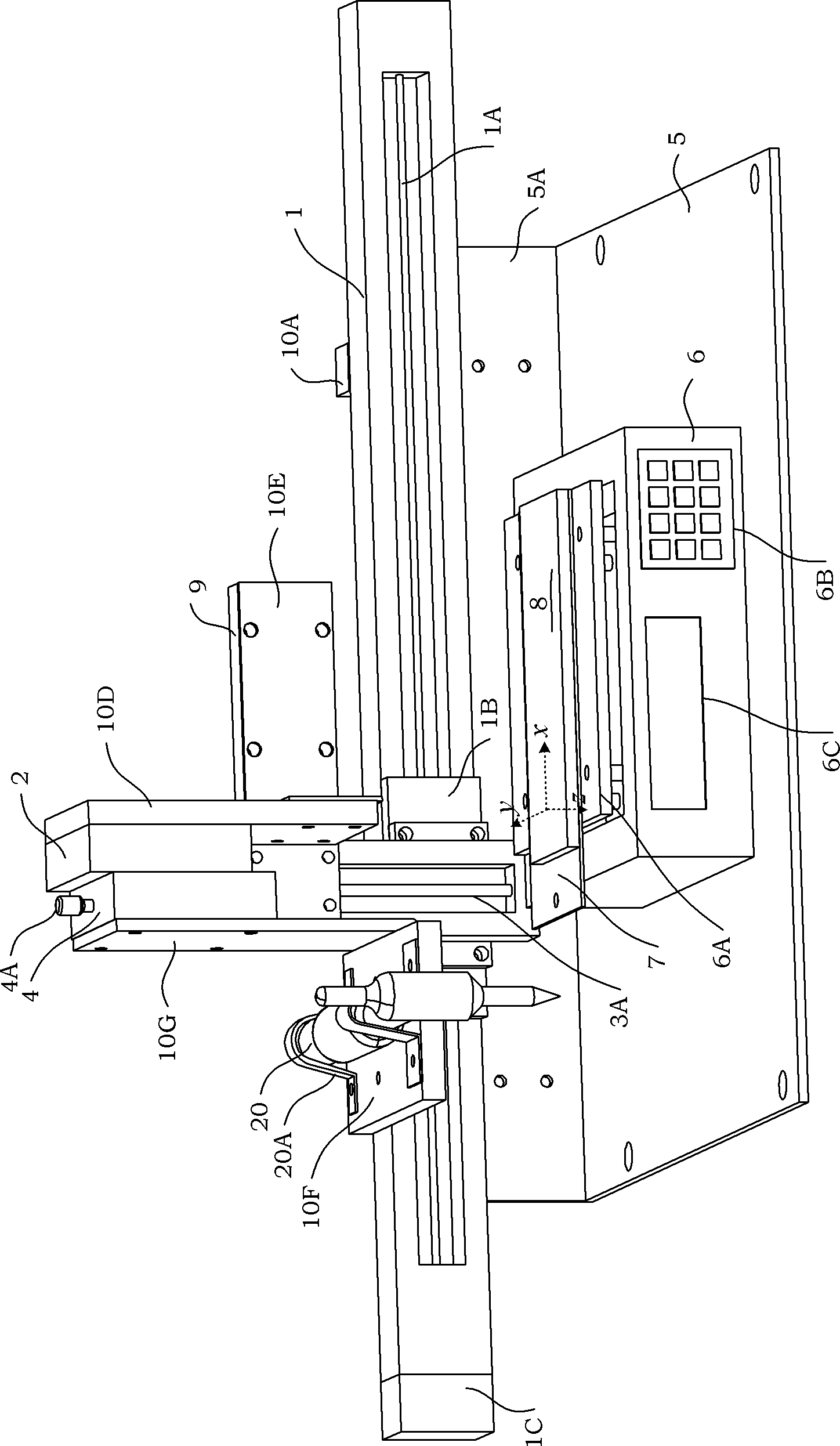 Platform for measuring average arc force of superaudio-frequency pulse TIG (Tungsten Inert Gas) welding