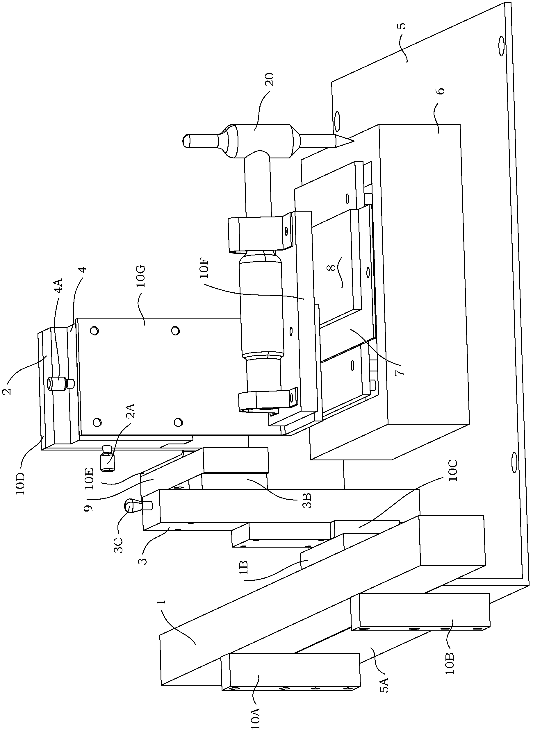 Platform for measuring average arc force of superaudio-frequency pulse TIG (Tungsten Inert Gas) welding