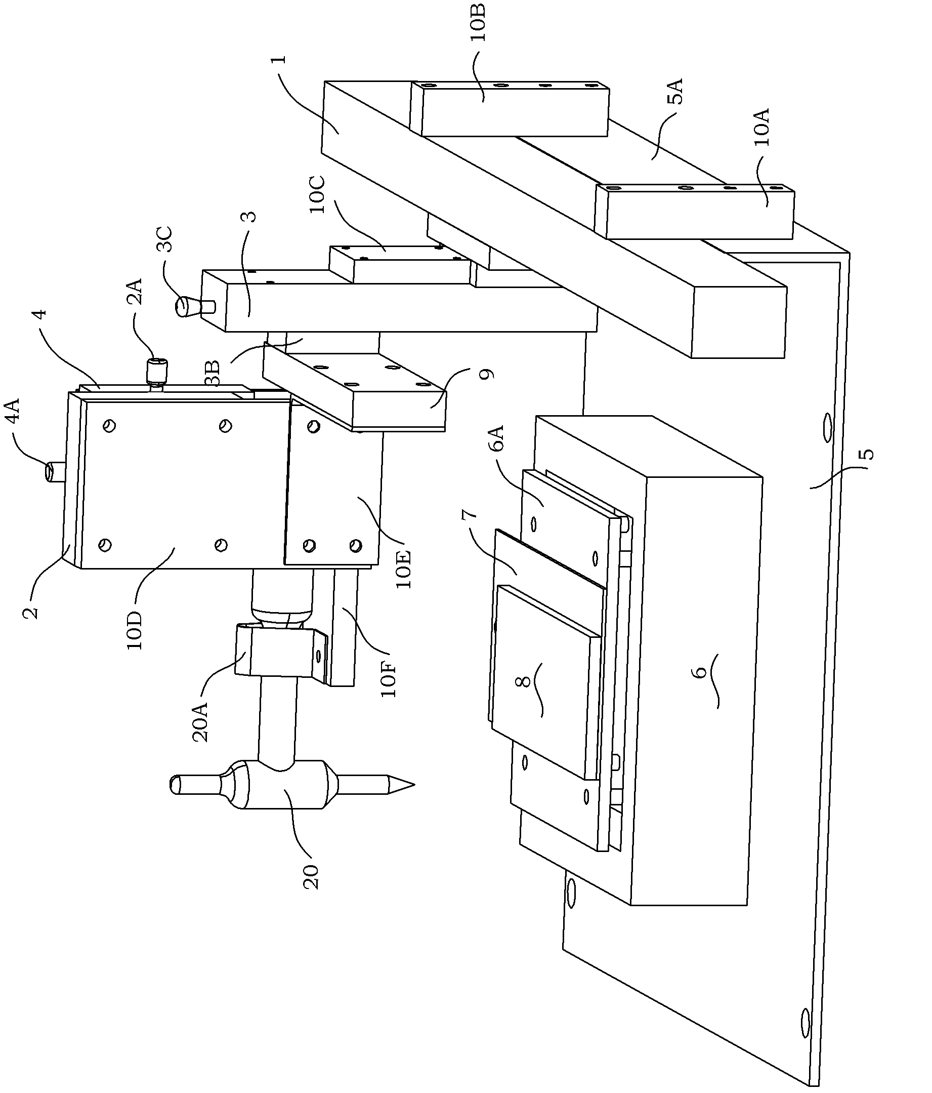 Platform for measuring average arc force of superaudio-frequency pulse TIG (Tungsten Inert Gas) welding