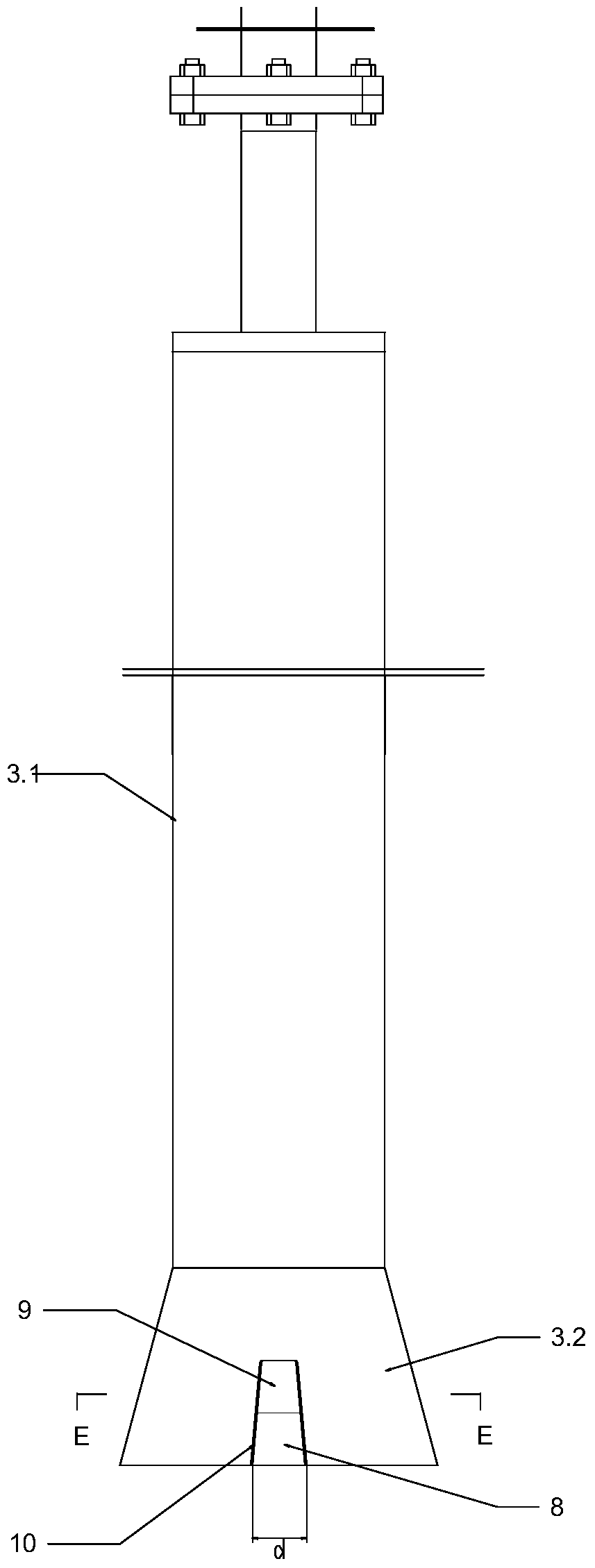 High-efficiency desulfurization of molten iron and long-life anti-blocking spray gun