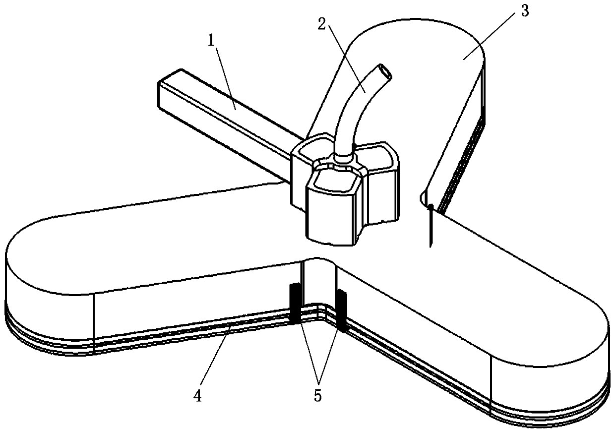 Electrostatic adsorption pneumatic soft gripper