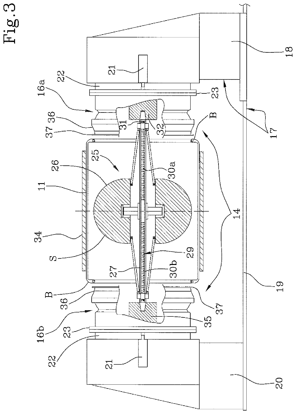 Process and apparatus for building tyres