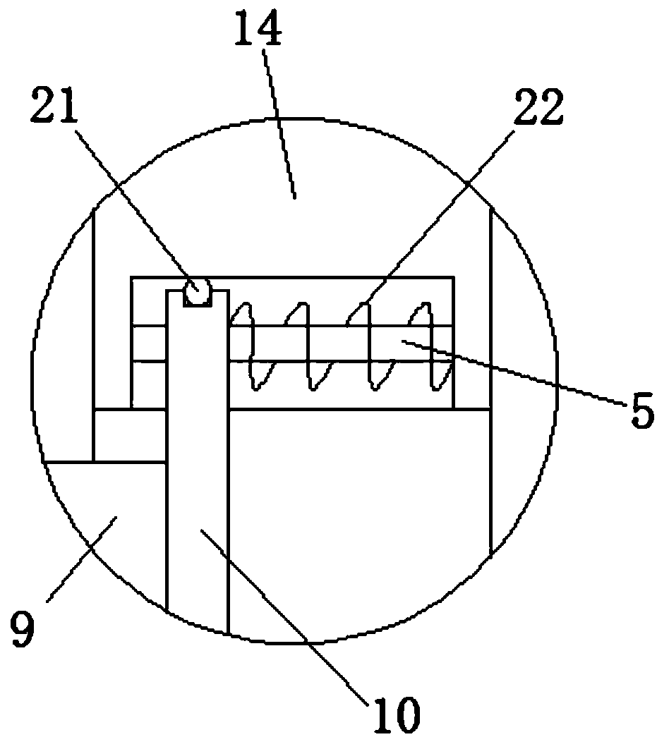 A spare battery replacement structure of an educational robot