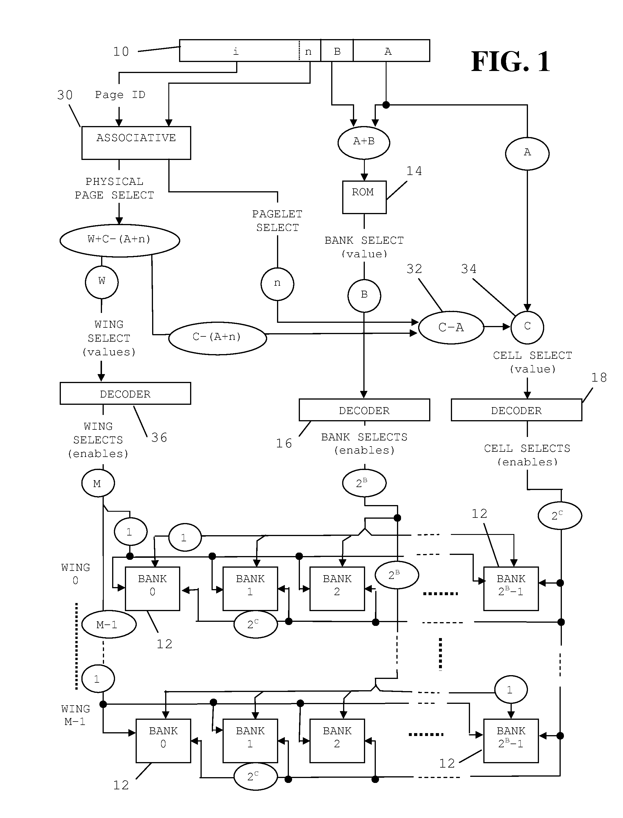 Intelligent memory banks for storing vectors