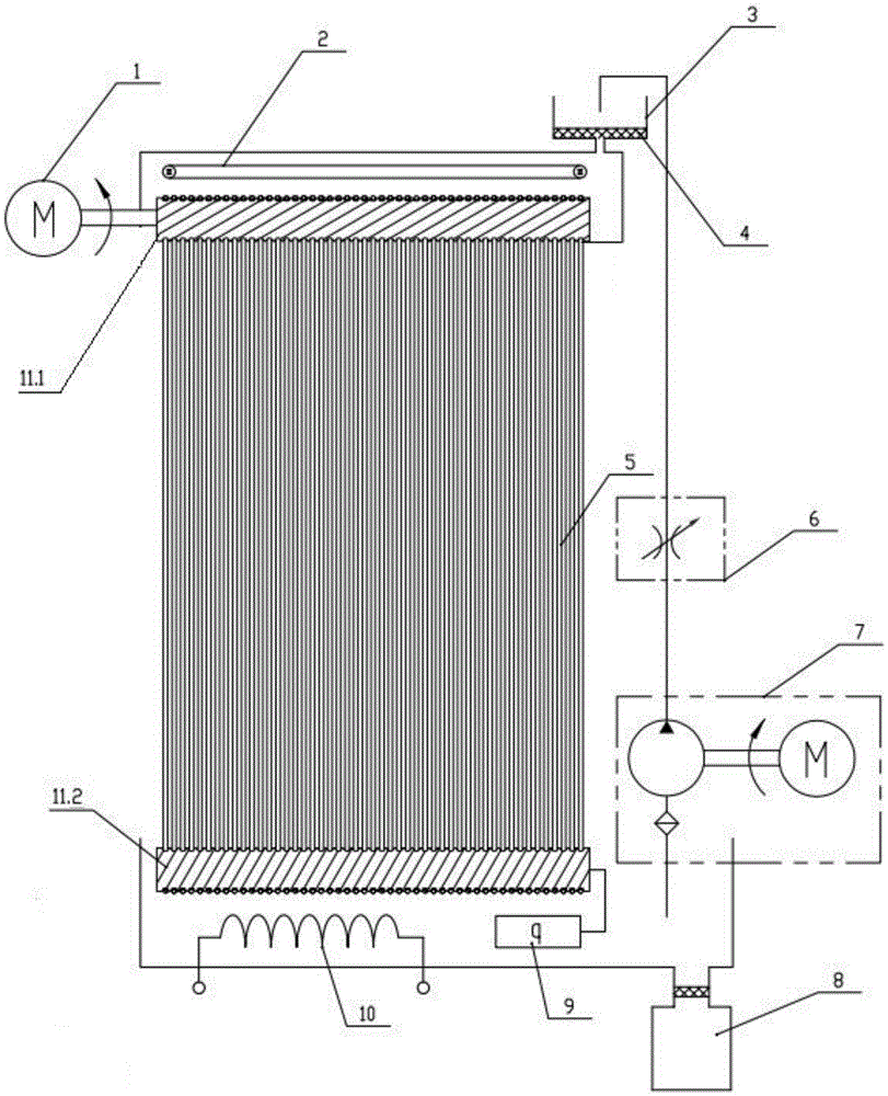 Door and window water curtain haze processor