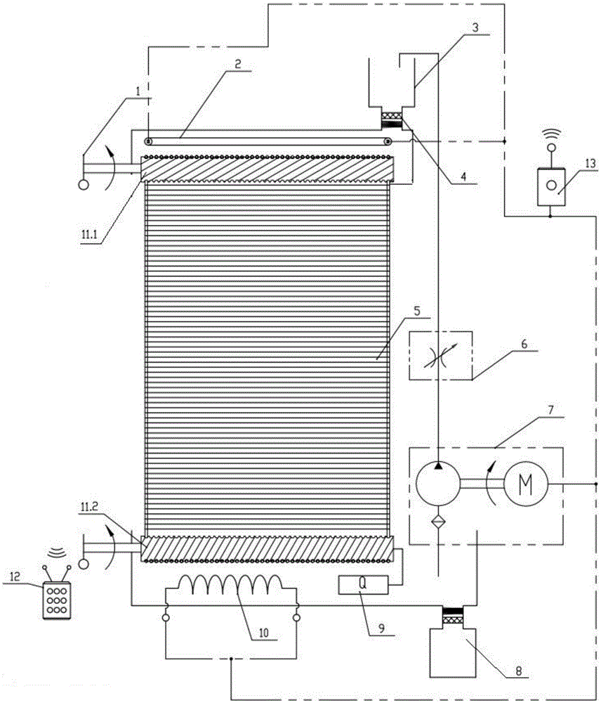 Door and window water curtain haze processor