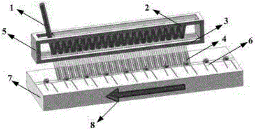 Laser welding equipment based on gradient energy band splicing