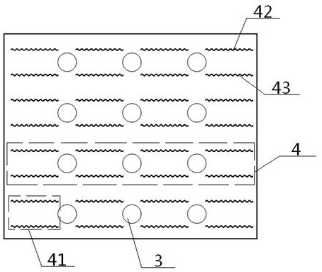 A heat-setting device for honeycomb porous structure cotton and its application method