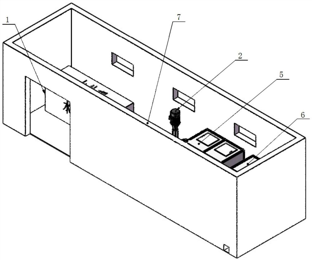 Liquid preparation system for water treatment on fully mechanized coal mining face and using method of liquid preparation system