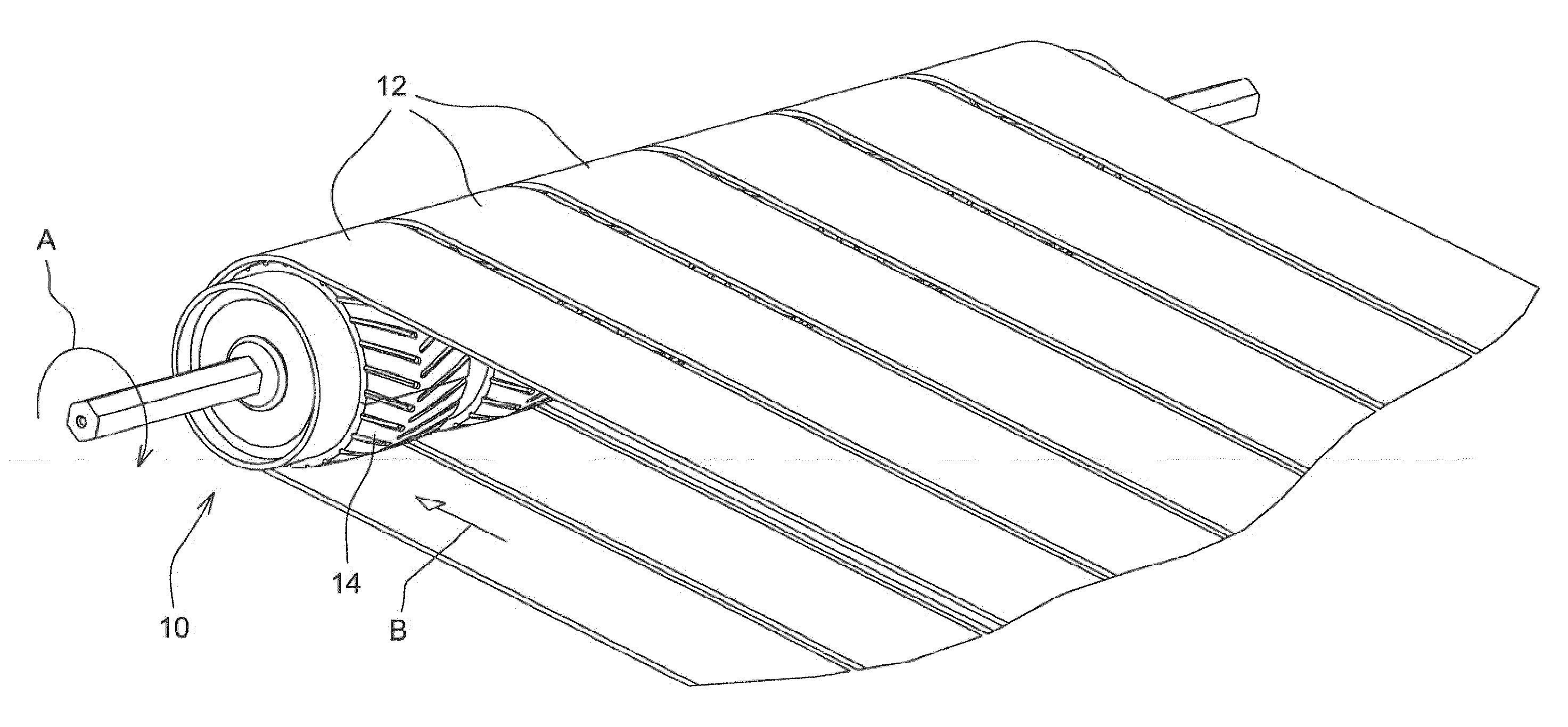 Drive Roller For Flat Belts