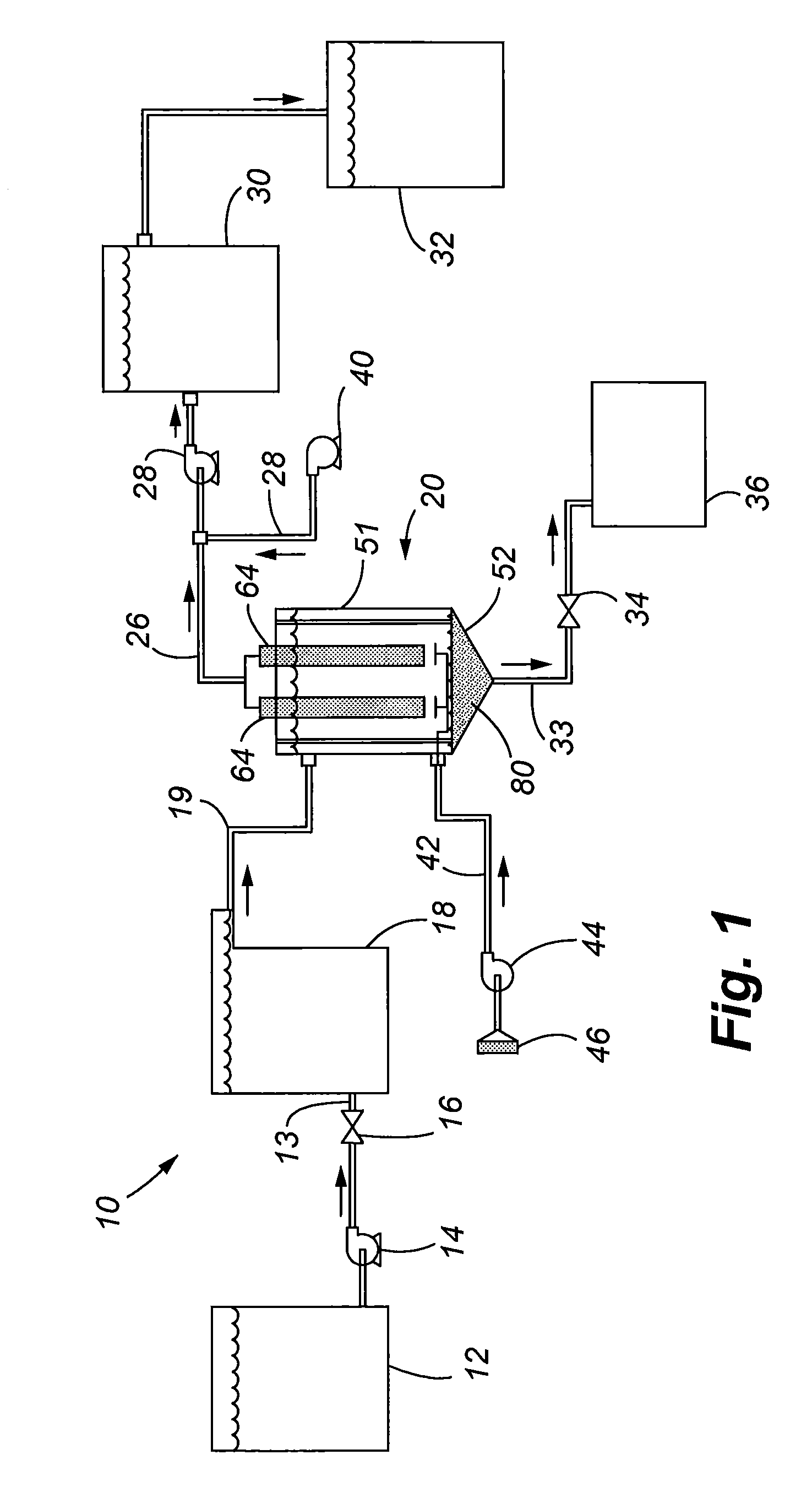 Method and apparatus for treatment of contaminated liquid