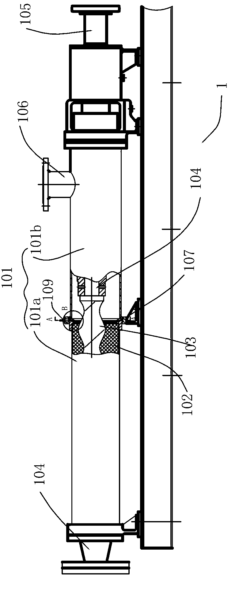 Electric heating type oil gas mixed transmission intelligent integrated system and control method thereof