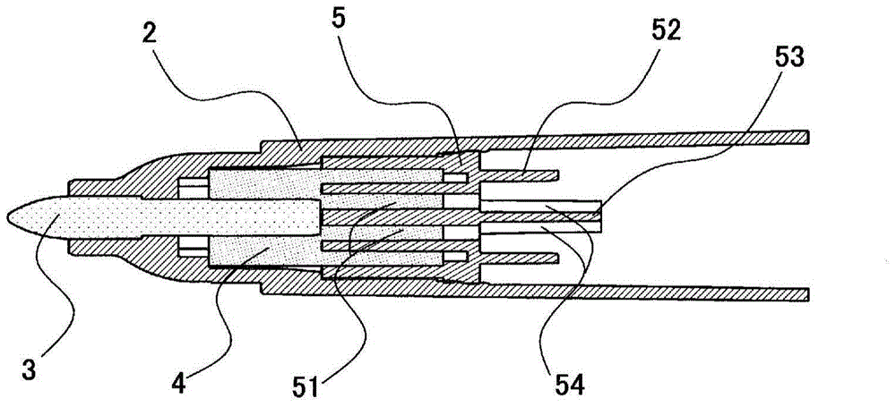 Wrtiting implement and ink cartridge