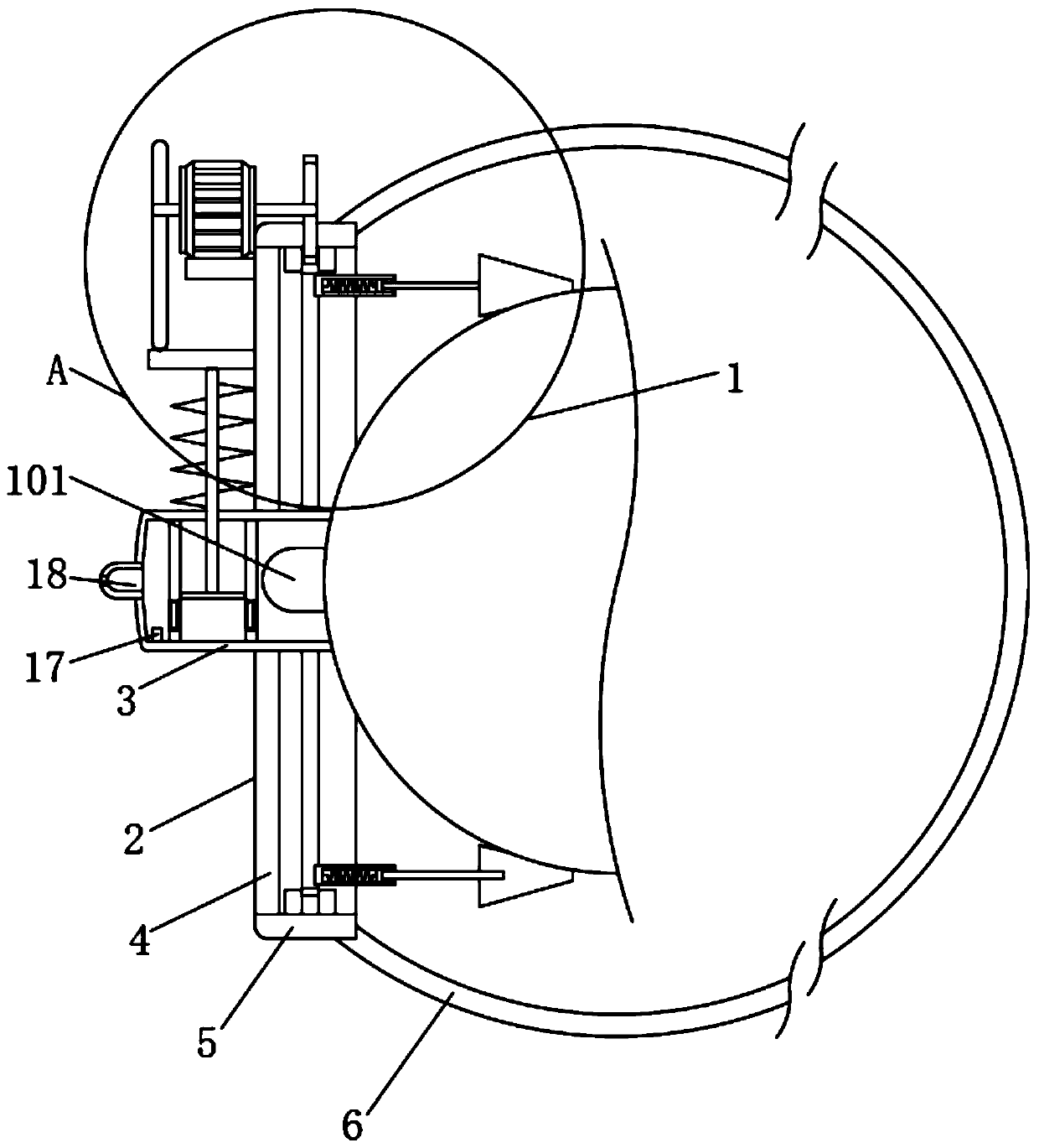 Promoting assisting device for breast feeding