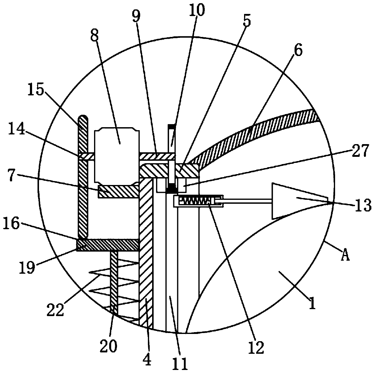 Promoting assisting device for breast feeding