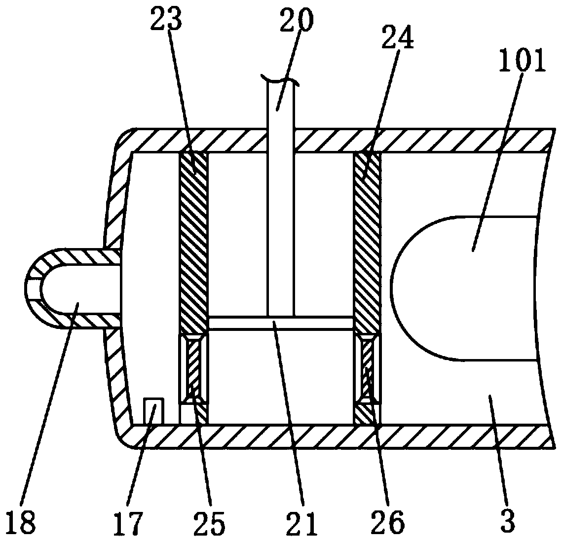 Promoting assisting device for breast feeding