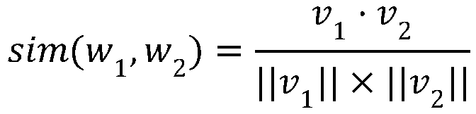 Command recognition method based on keywords and Word2Vec