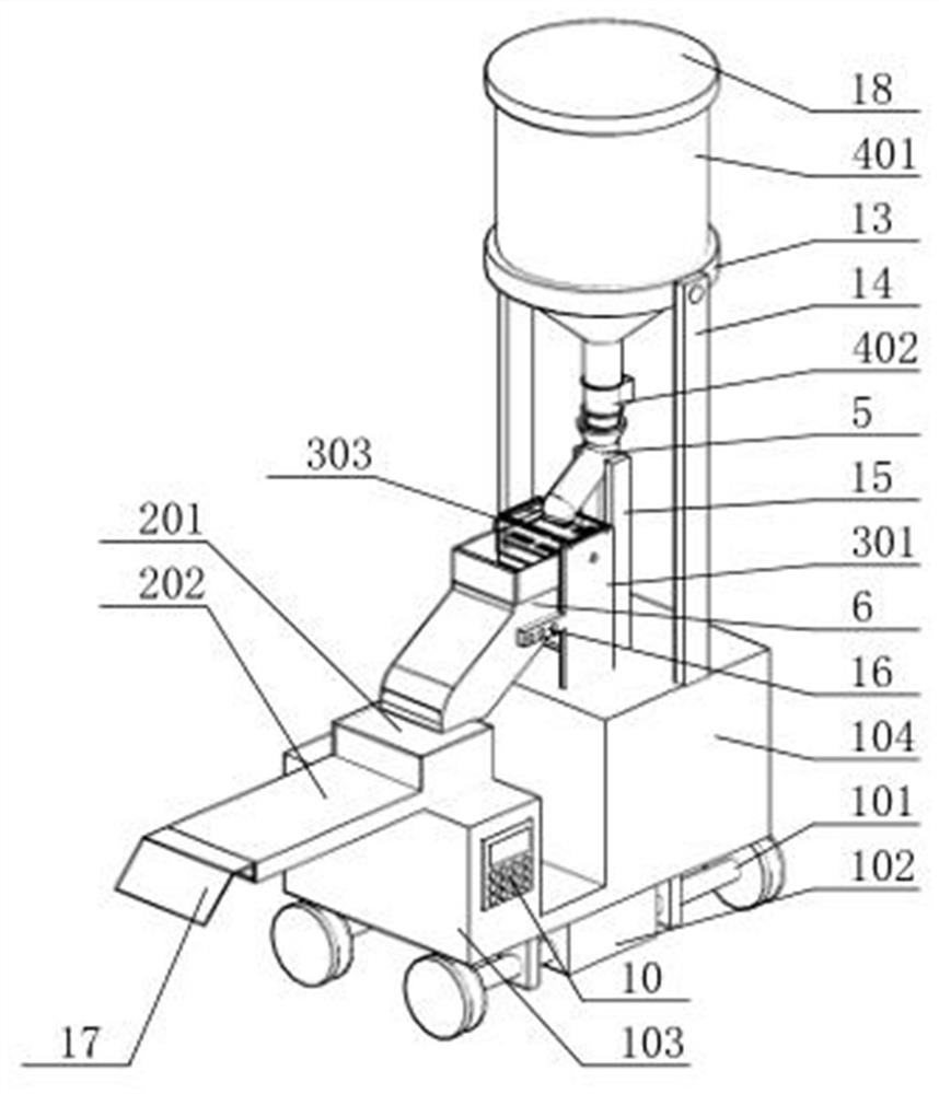 A bacteria adding device for the production of bio-organic fertilizer