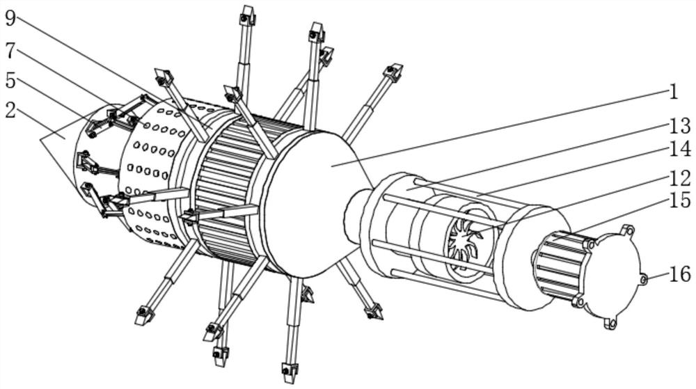 Acid squeezing device for oil well acidification and blockage removal