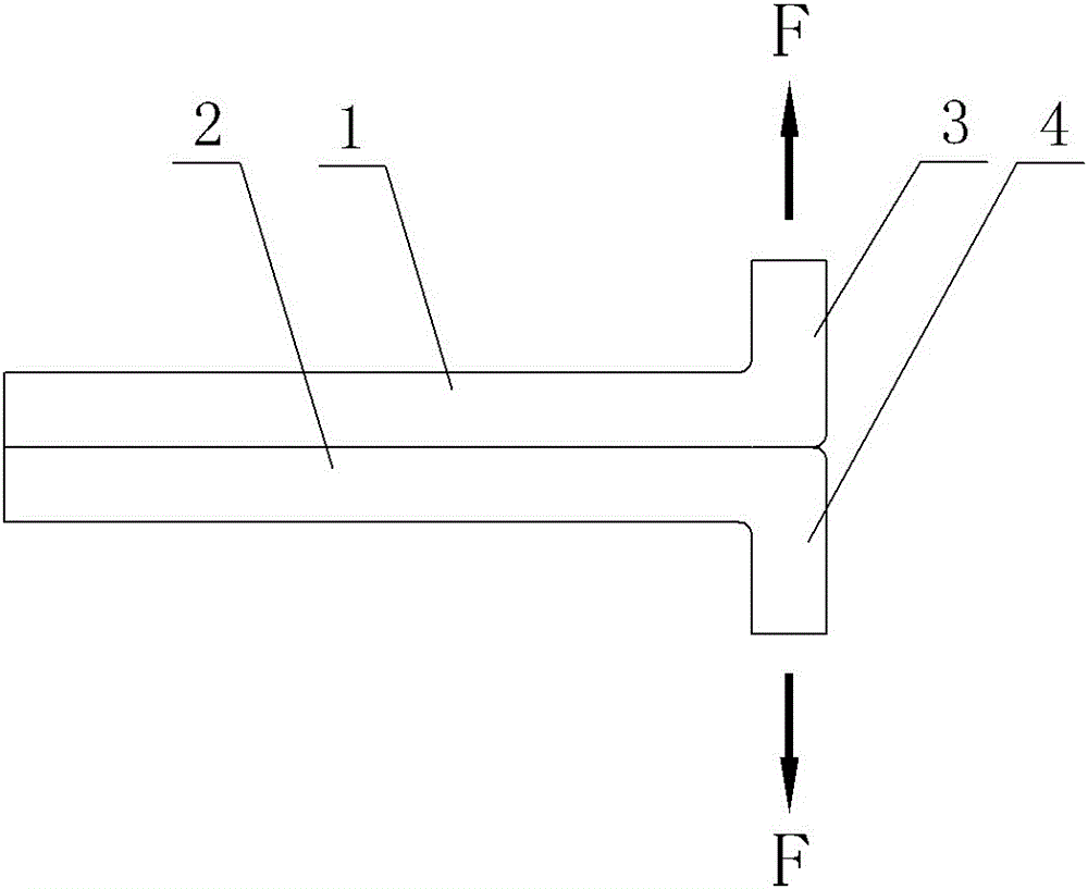 A method for detecting the interface bonding fastness of aluminum-steel composite materials for brazing