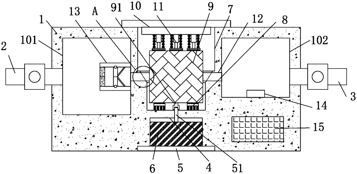 Gas pretreatment pressurizing device and control method thereof