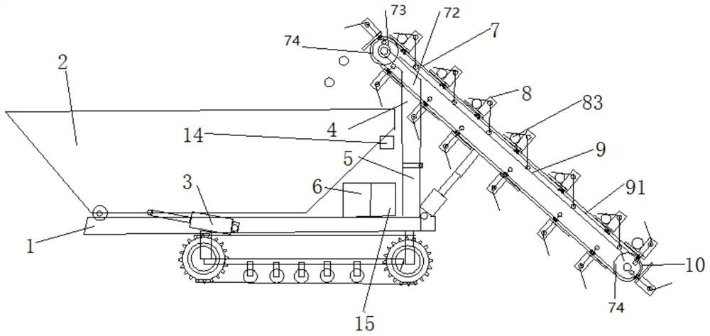 Sugarcane picking machine