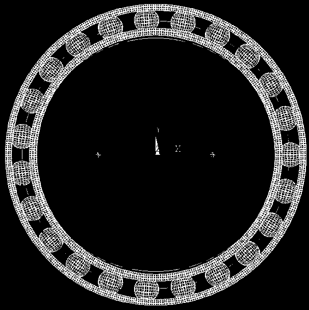 Method of calculating fatigue life of flexible bearing by utilizing finite element modeling