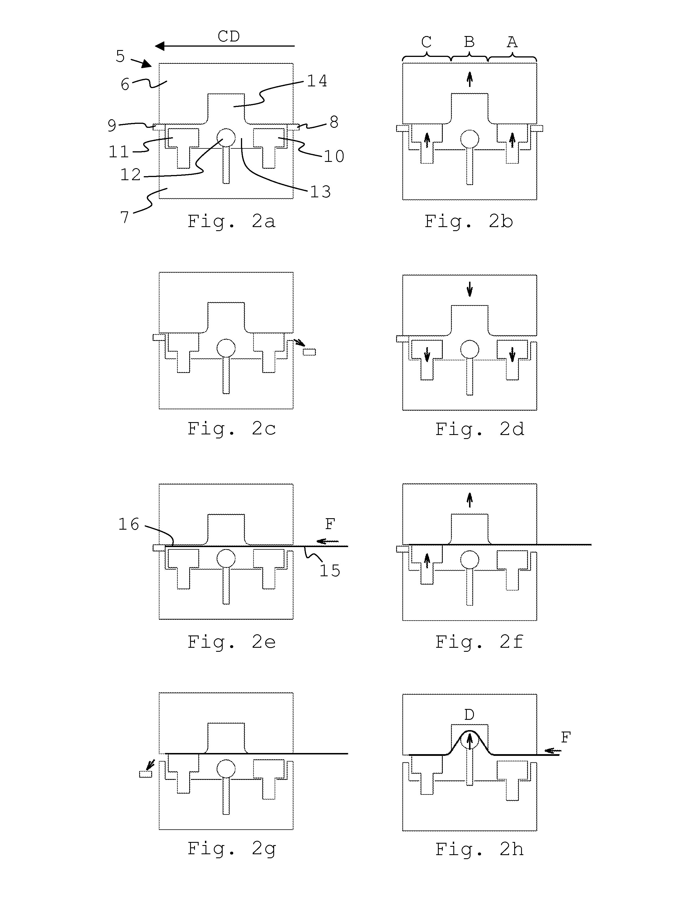 Apparatus for inserting or removing a clothing in an industrial machine