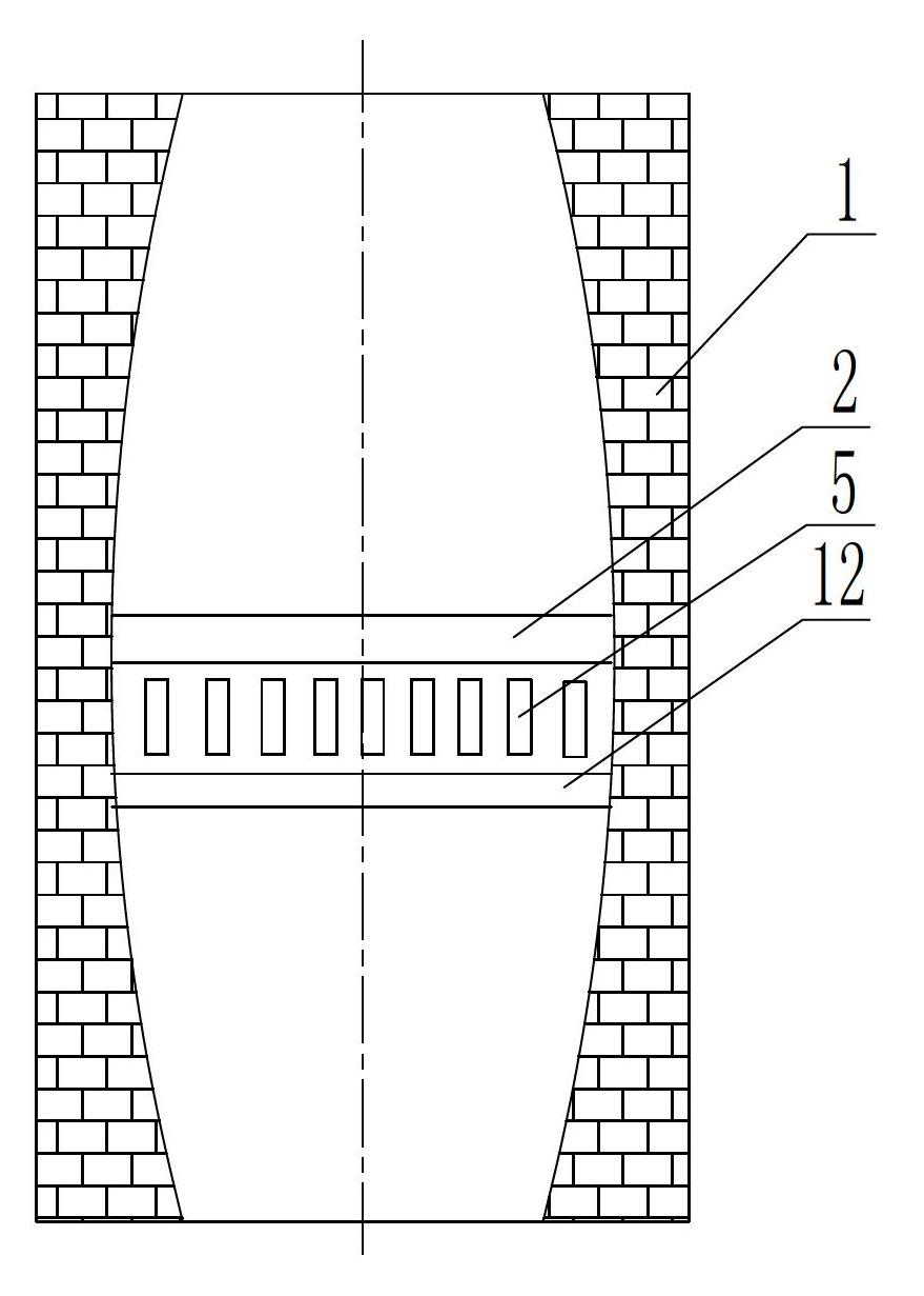 Continuous production method of undercalcined magnesia kiln