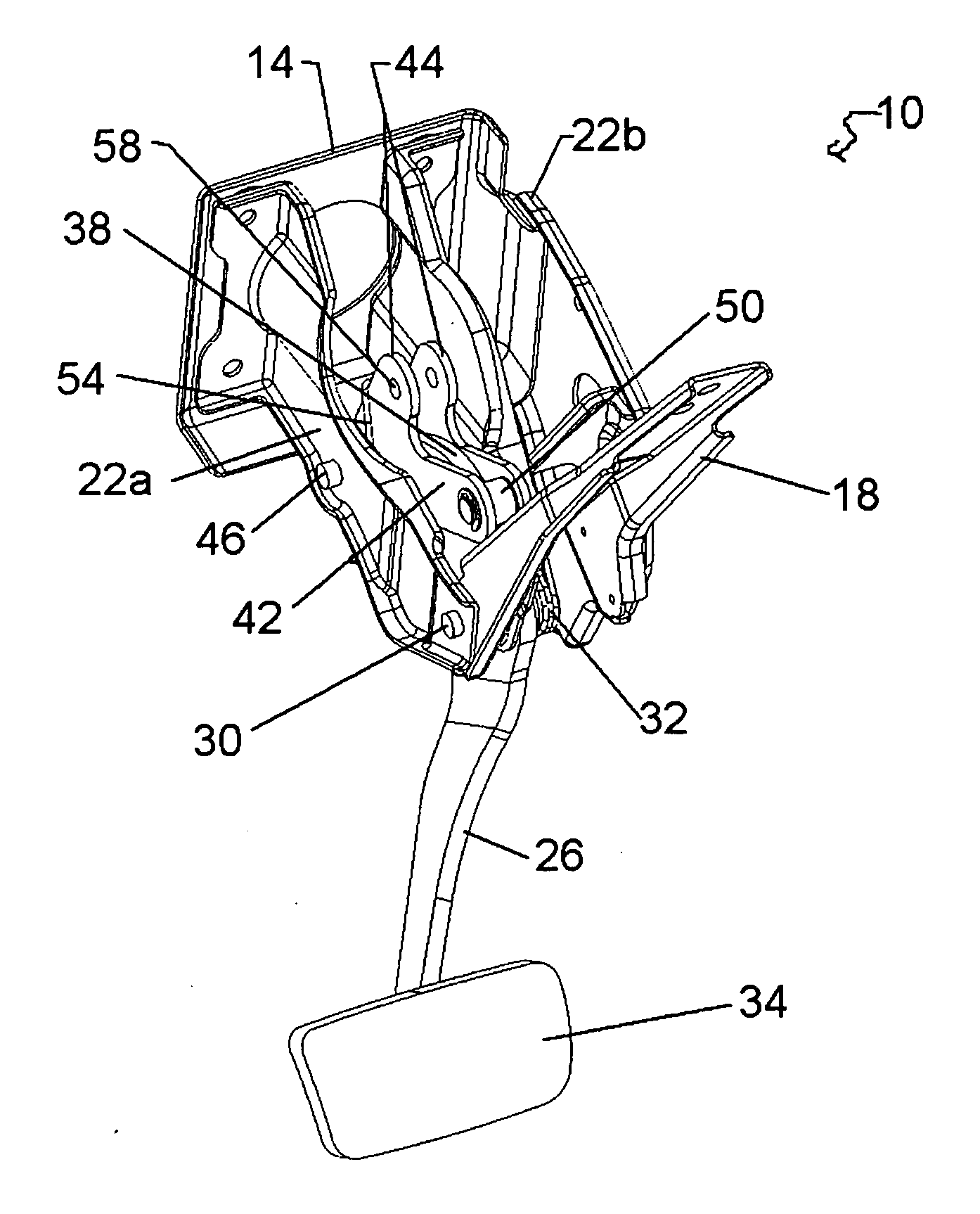 Variable rate control pedal