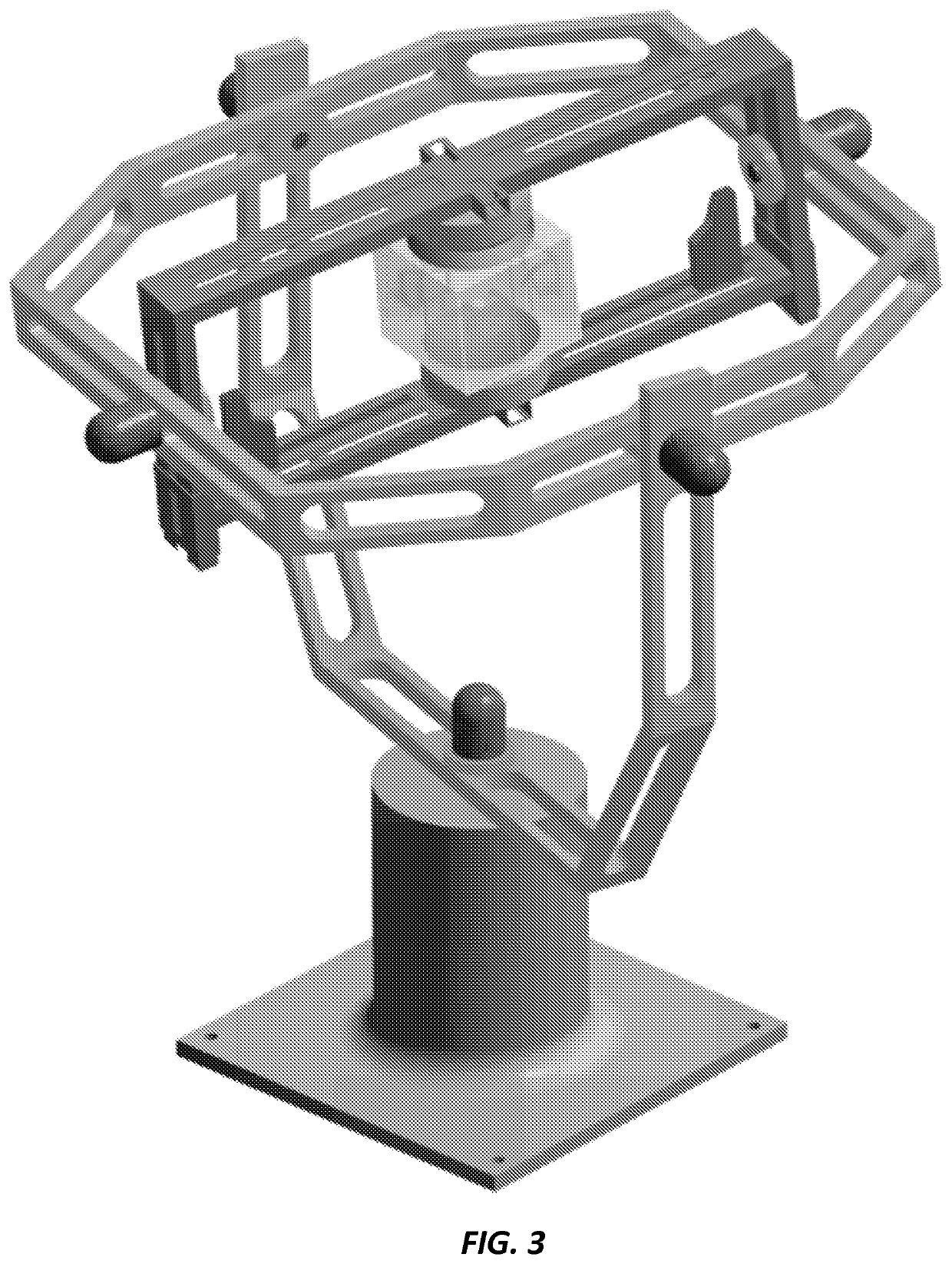 Angularly unbounded three-axis spacecraft simulator