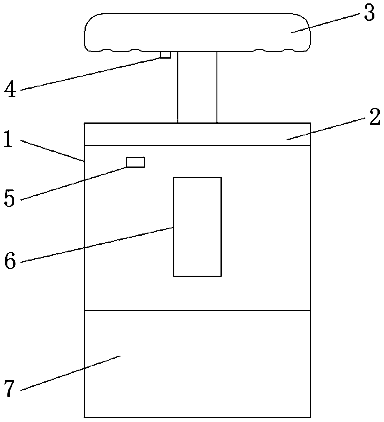 Grinding device for solid medicine detection