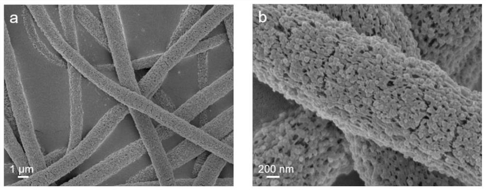 Porous carbon-based nanofiber thin film material loaded by metal monatomic and metal derivative thereof as well as preparation method and application thereof