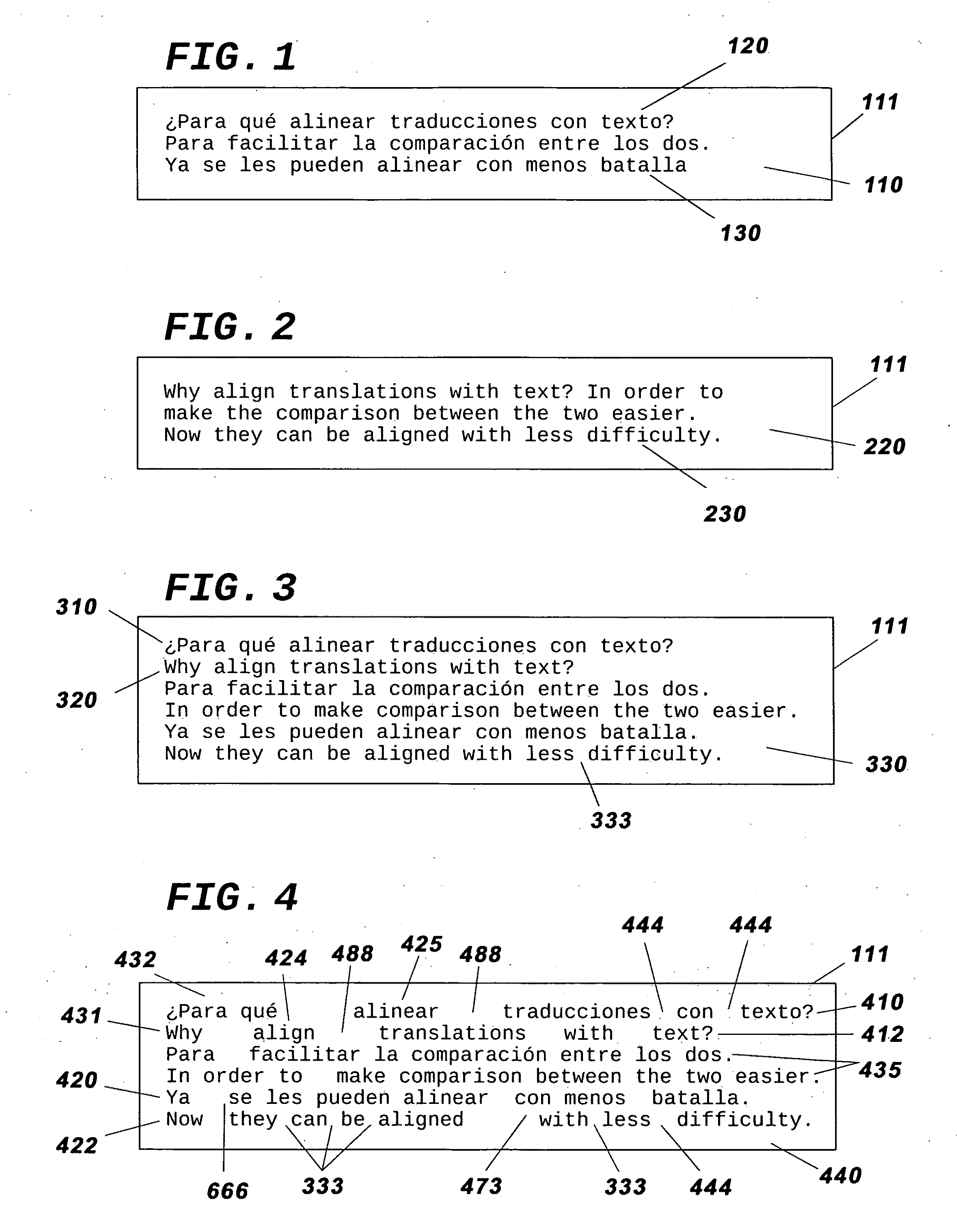 Aligning chunk translations for language learners