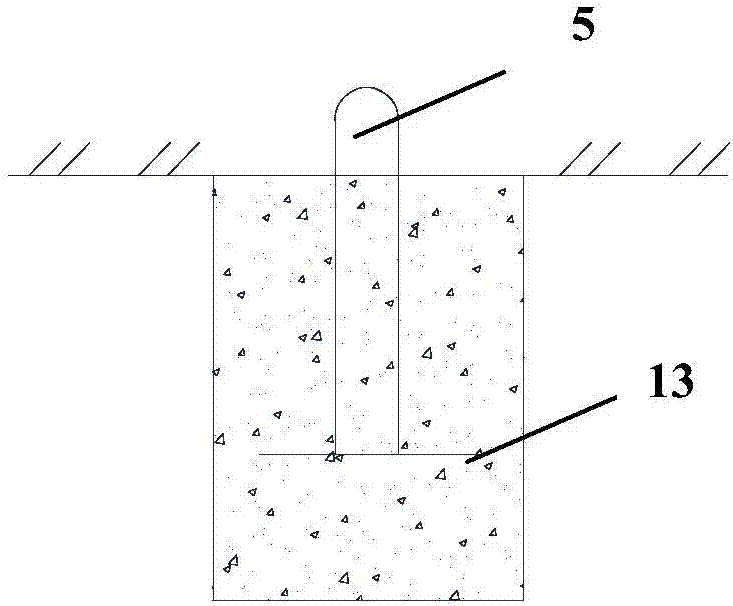 Method for penetrating I-steel transverse beam in reinforcing process of jacking bridge and culvert line