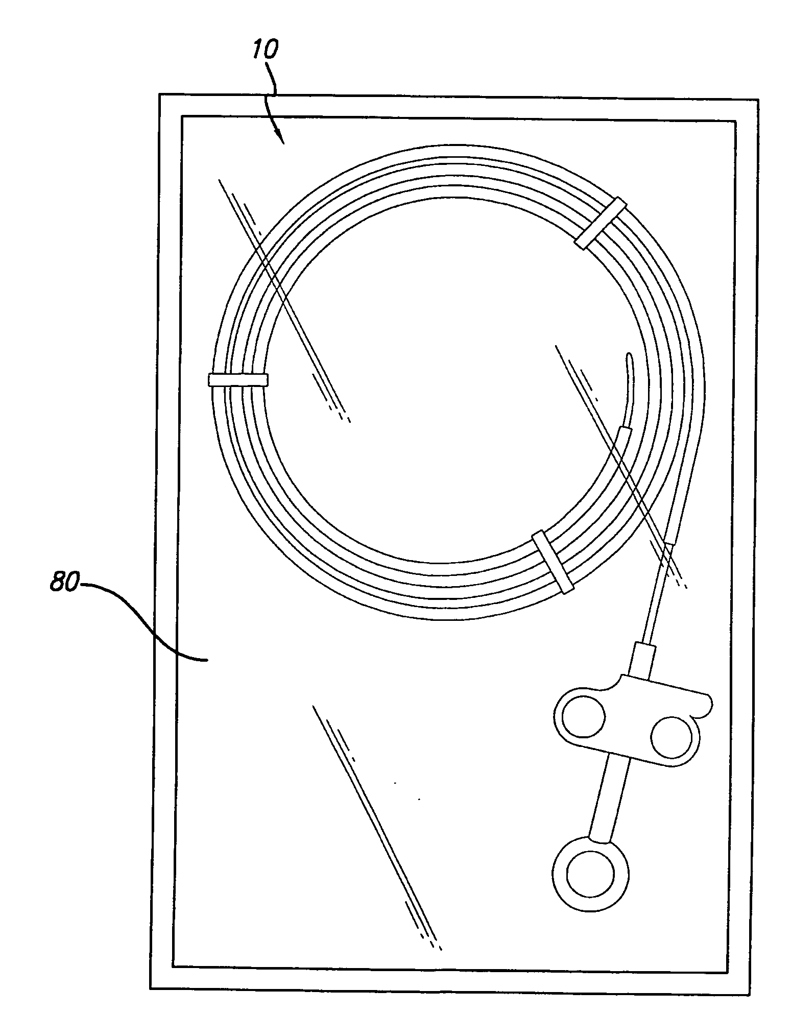 Medical device packaging assembly and method for medical device orientation