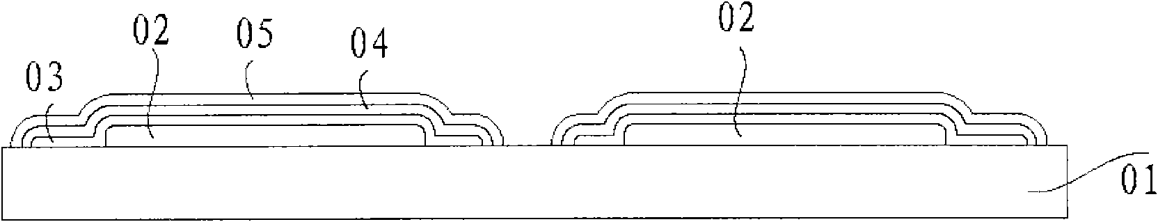 Film packaging method of organic light-emitting device