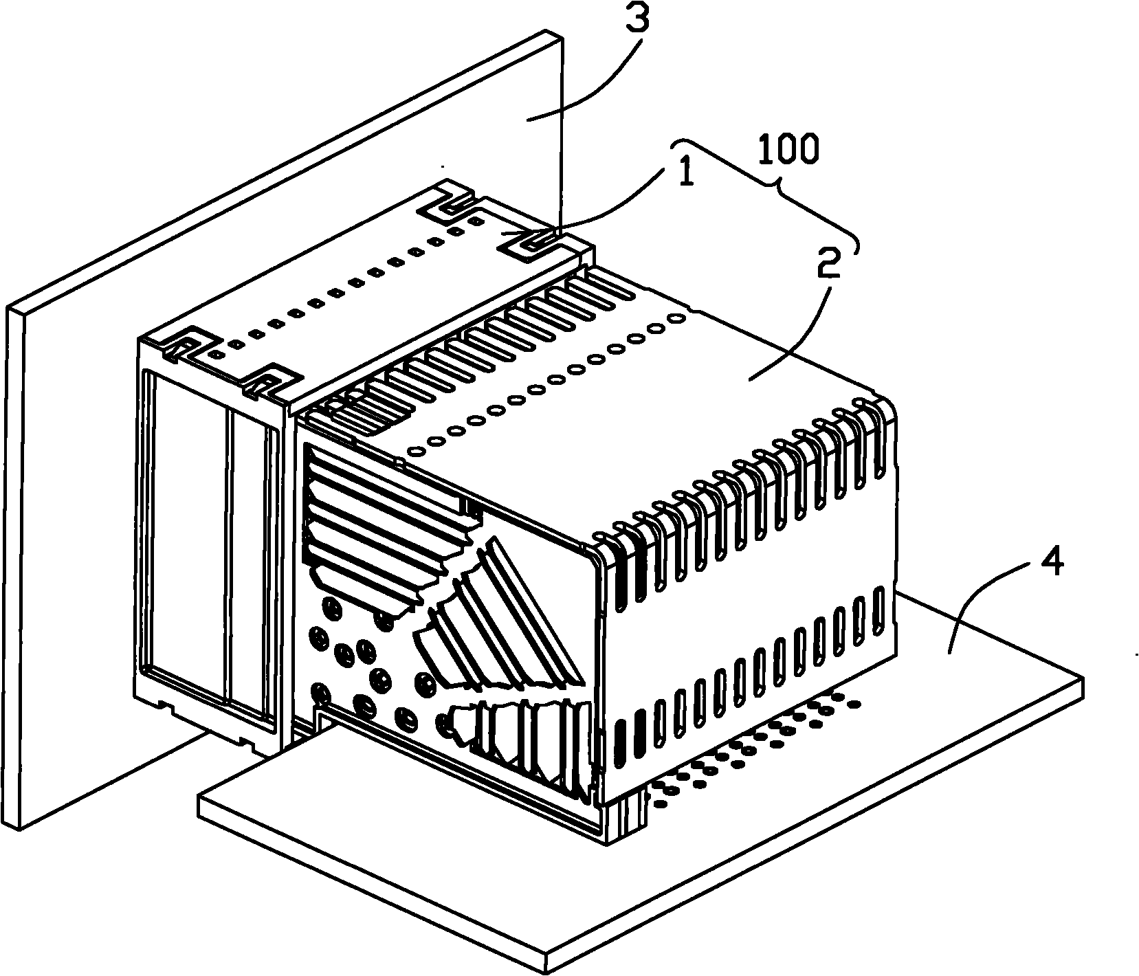 Electric connector and its terminal arrangement