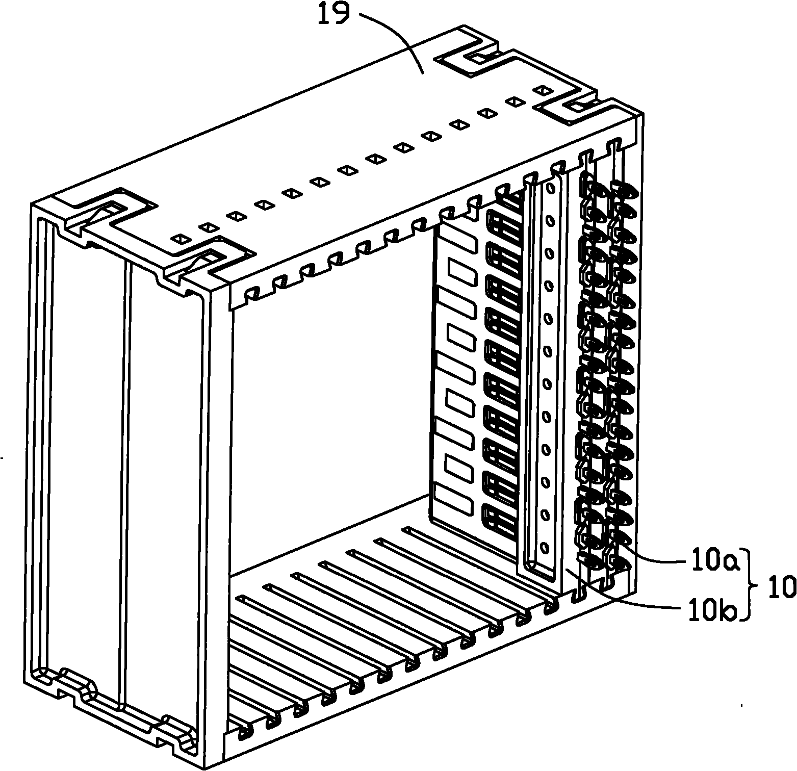 Electric connector and its terminal arrangement