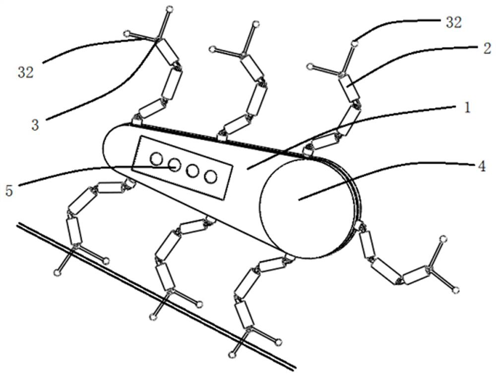 Use method of cable maintenance robot with wind resistance